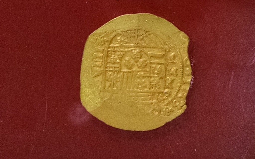 1713 Gold Eight Escudo from Mexico