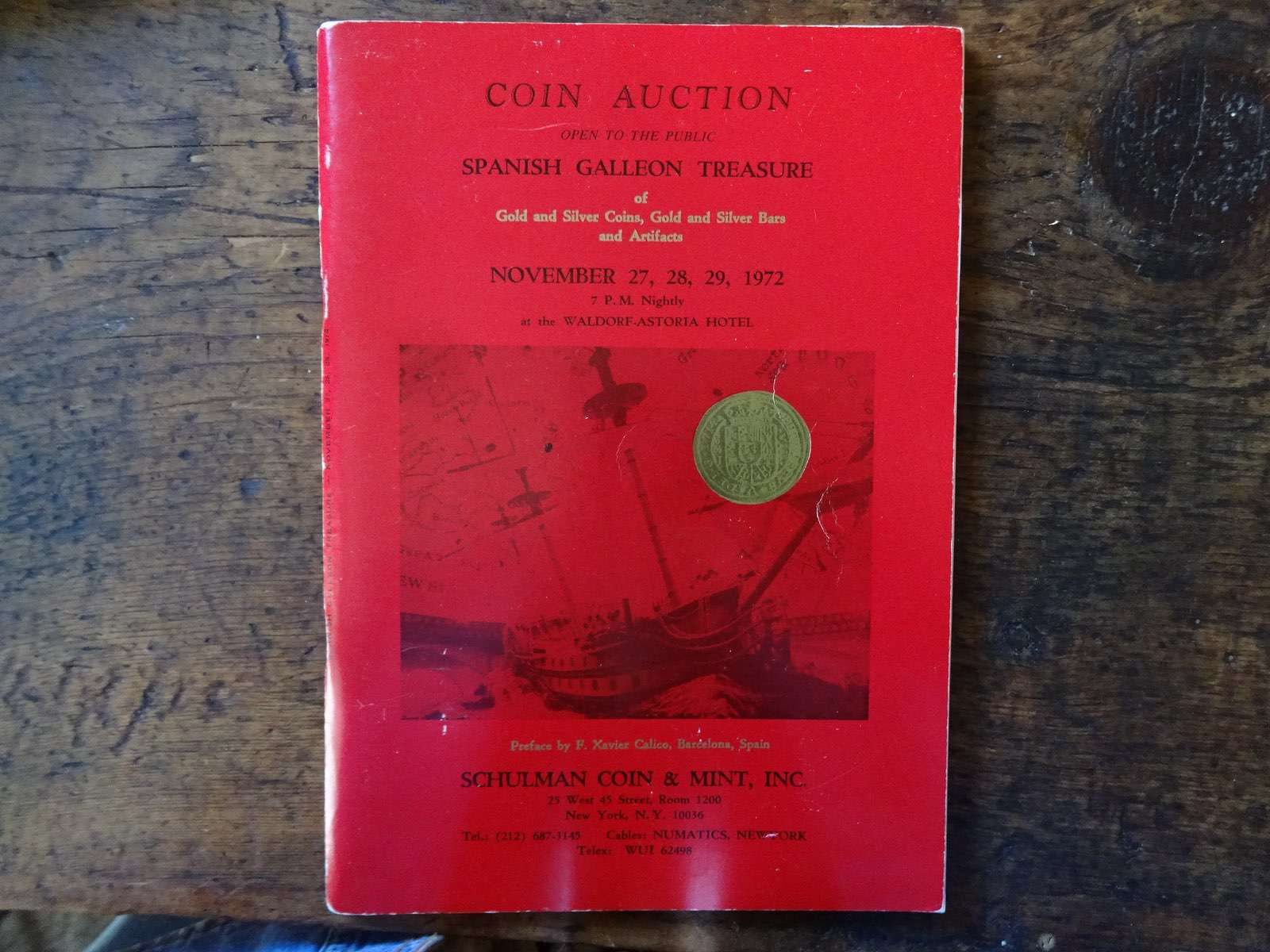 1715 Fleet Society - John Pullin - My First Coin auction catalog