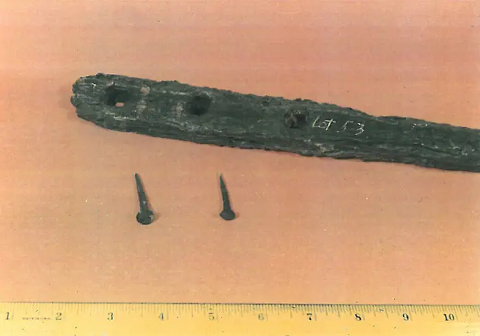 Wood and nails - 1715 Fleet - Cabin Wreck, 1960