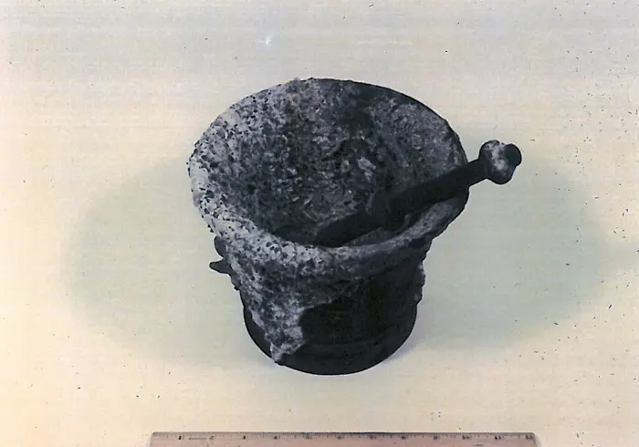 Mortar and pestle - 1715 Fleet - Cabin Wreck, 1960