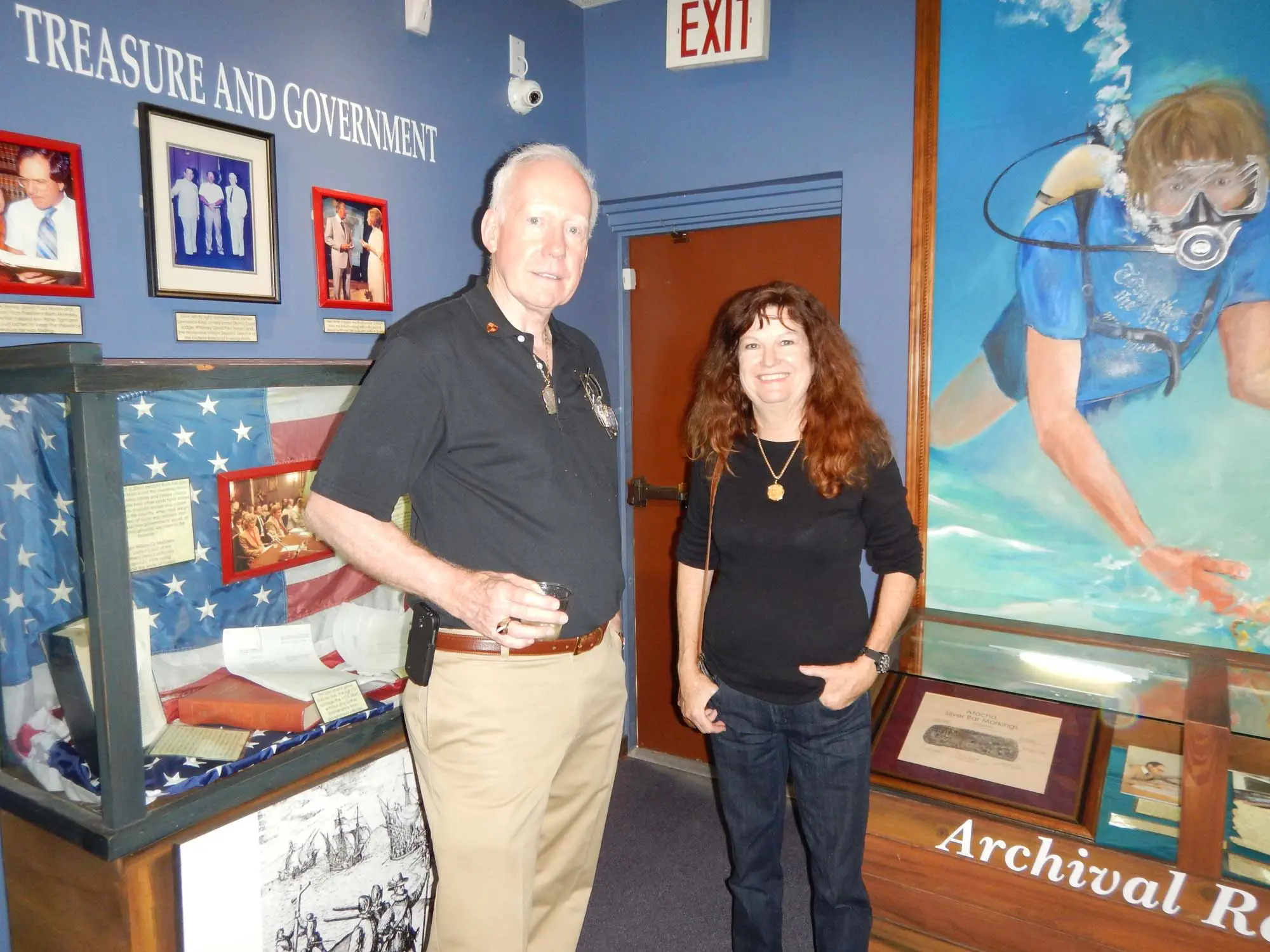 Dave Crooks and Diver Bonnie Schubert