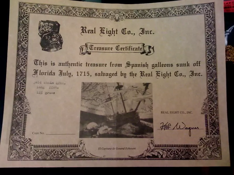 Certificate Signed by Kip Wagner