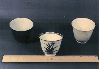 Kang XSI porcelain cups - 1715 Fleet - Cabin Wreck, 1960