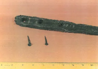 Wood and nails - 1715 Fleet - Cabin Wreck, 1960